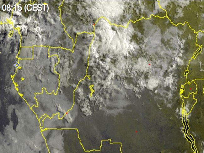 Low-level clouds over WCA seen in visible channel (18th of July 2018)